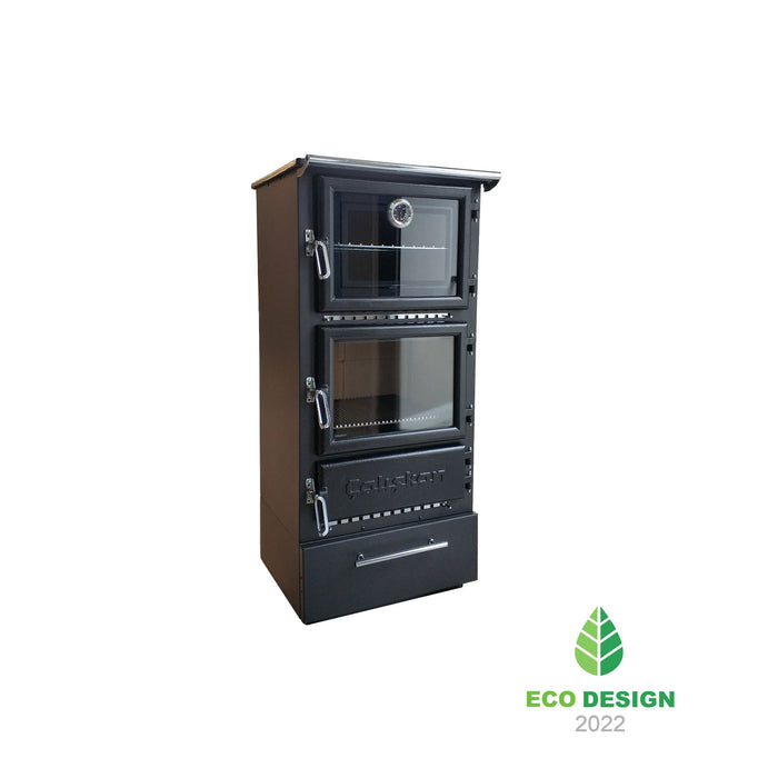 Wood stove with oven 306-BOX