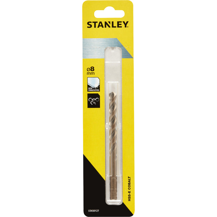 Piranha stanley sta50127 (x50127) punta al cobalto 8 mm