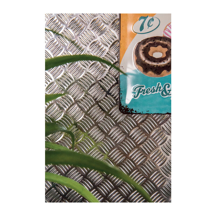 Plastica adesiva alkor 240.0060 argento rilievo 5 m