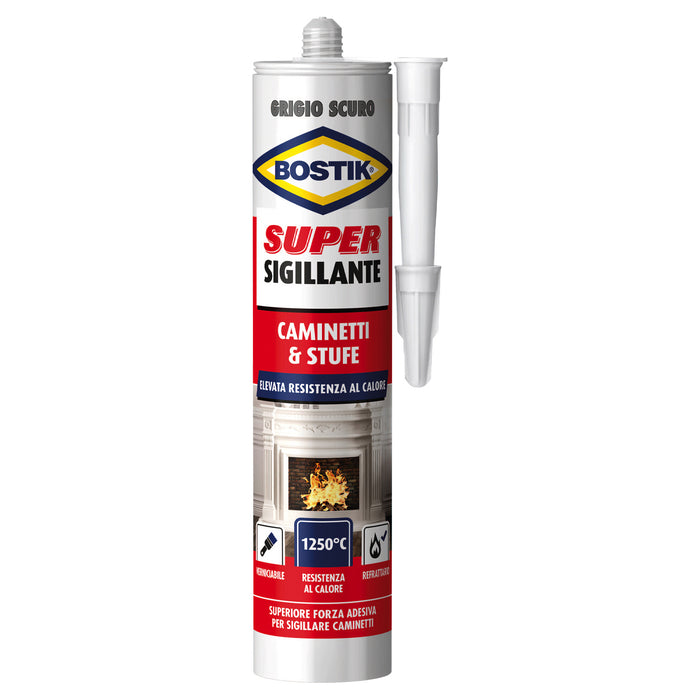 BOSTIK MASTIC FIREPLACES AND STOVES 530 G CARTRIDGE