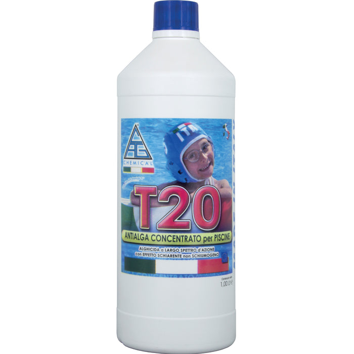 Antialghe per piscina t20  1 l
