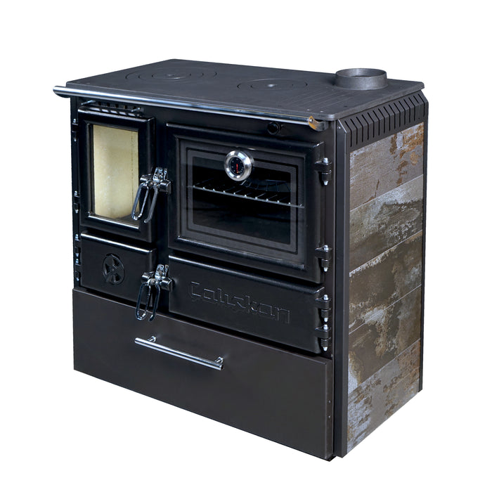 Stufa a legna in ghisacon forno Mod.214-casing