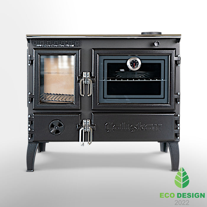 Wood stove with oven 214-3D