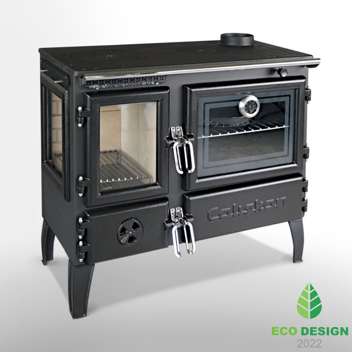 Wood stove with oven 214-3D