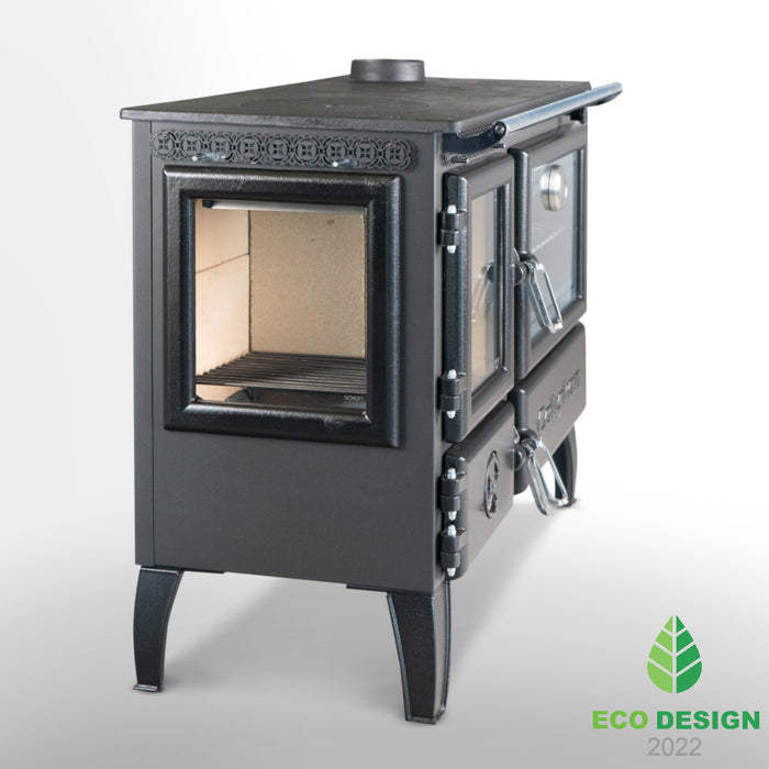 Wood stove with oven 214-3D
