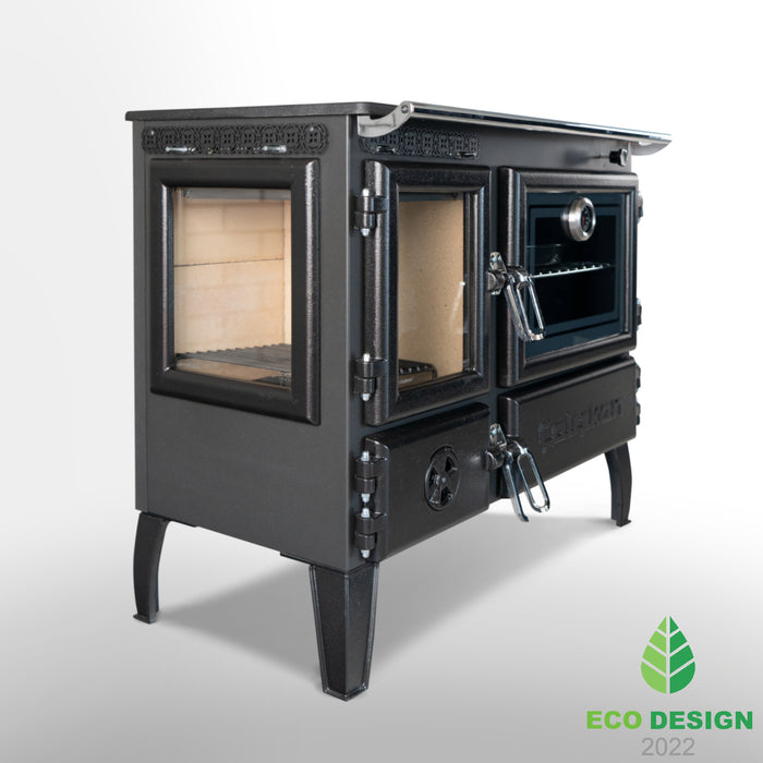 Wood stove with oven 214-3D