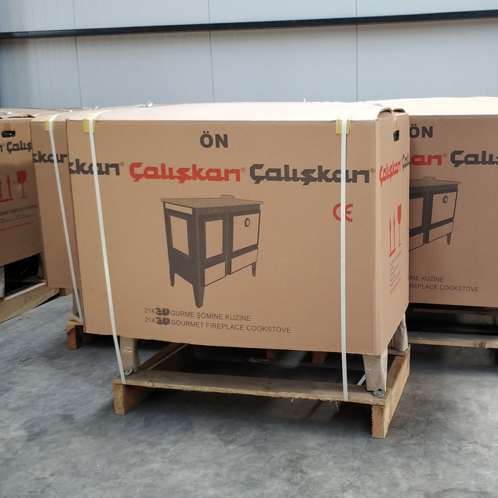 Wood stove with oven 214-3D