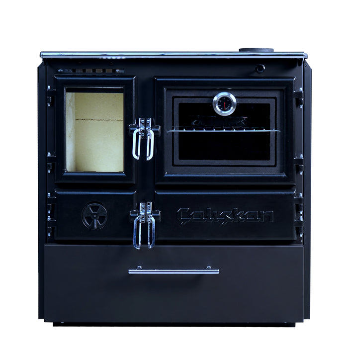 Stufa a legna in ghisacon forno Mod.214-casing