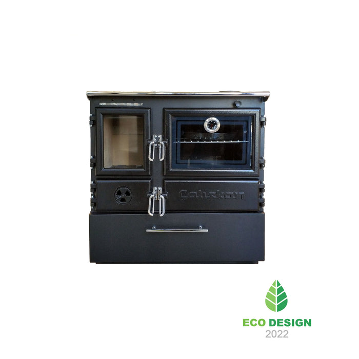 Wood stove with oven 214-BOX