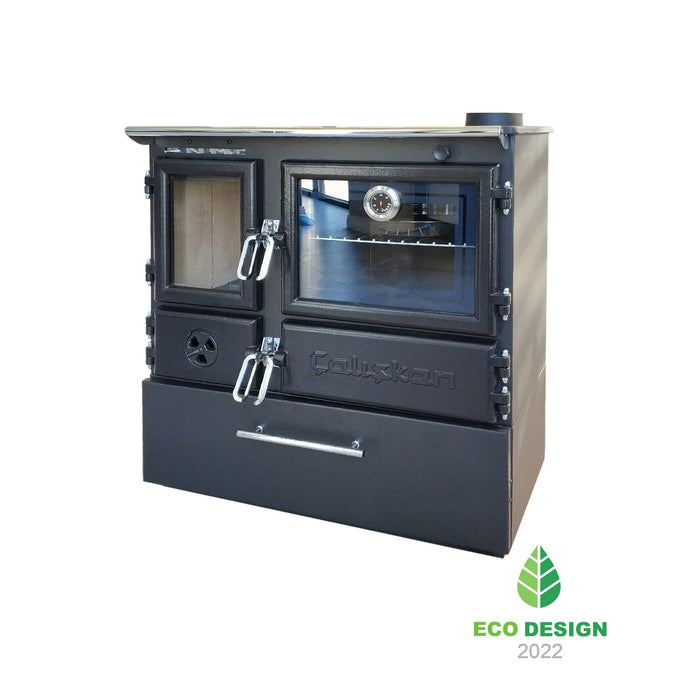 Wood stove with oven 214-BOX