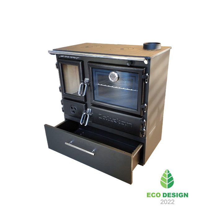 Wood stove with oven 214-BOX
