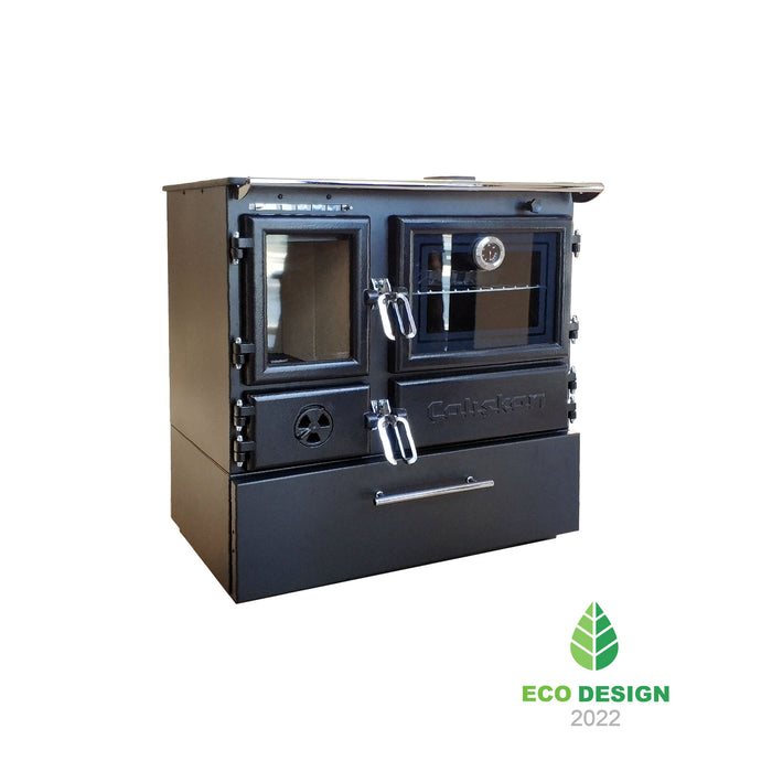 Wood stove with oven 214-BOX