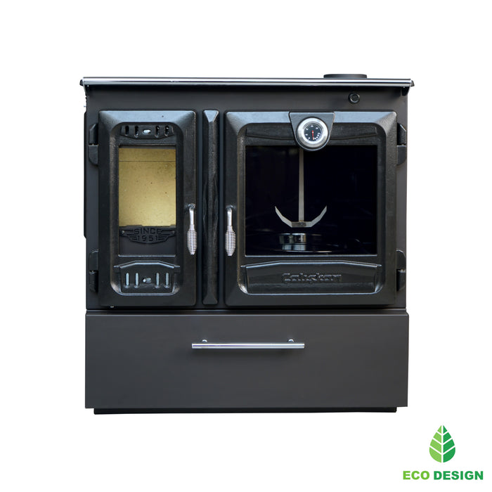Wood stove with oven 216-3D-BOX