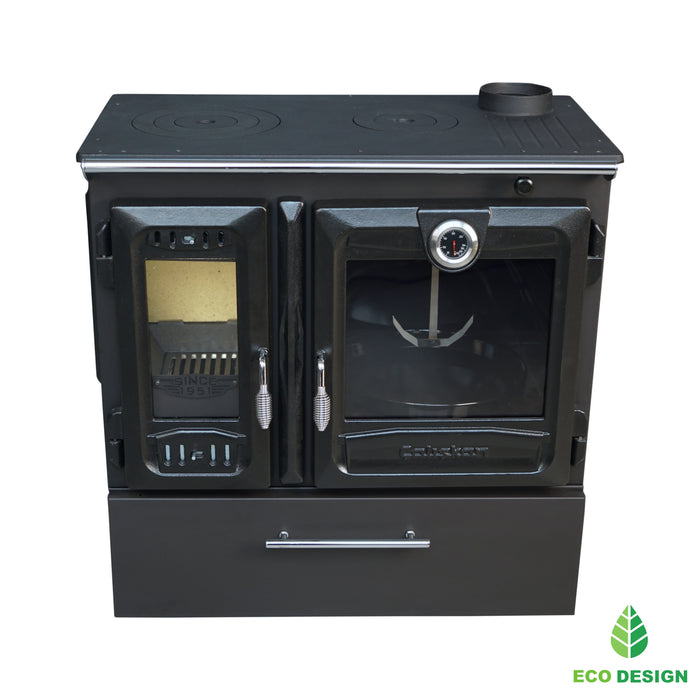 Wood stove with oven 216-3D-BOX