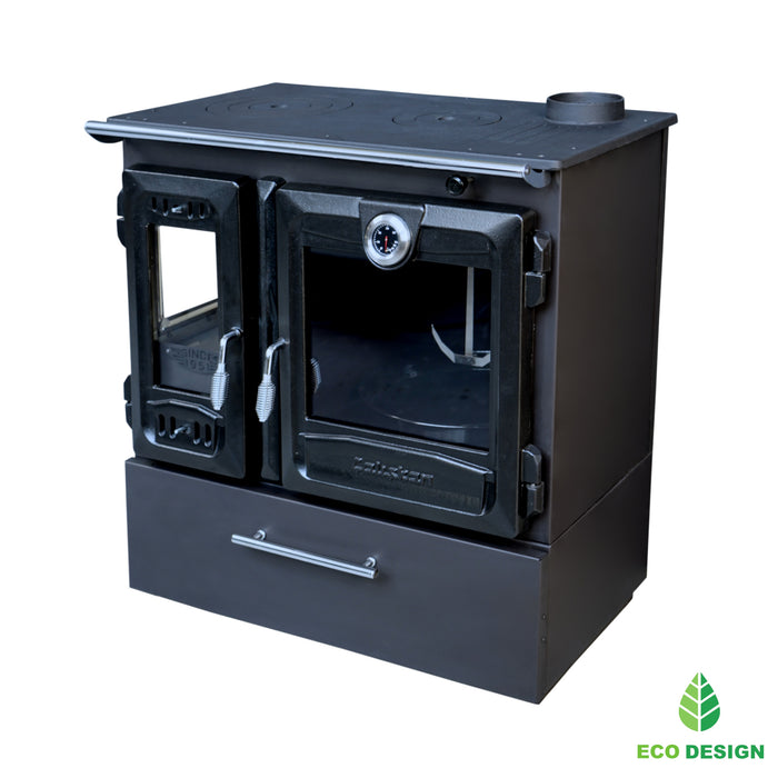 Wood stove with oven 216-3D-BOX