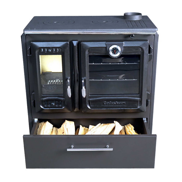Wood stove with oven 216-CASING