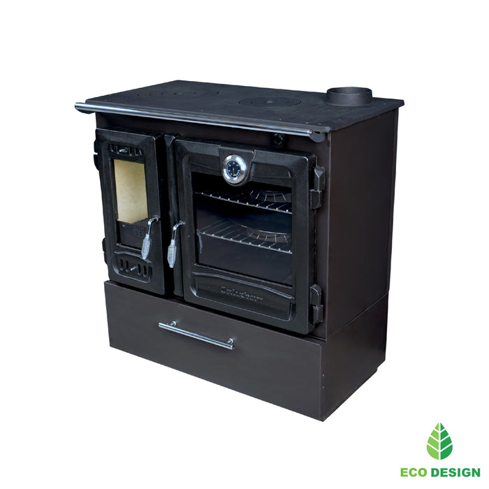 Wood stove with oven 216-BOX