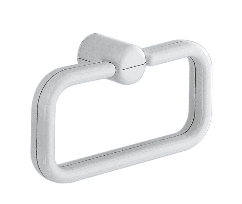 Gedy 2970 portasalviette con anello bianco