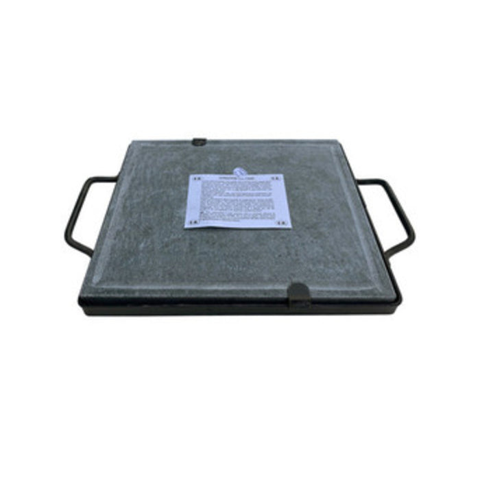 Pietra ollare c/telaio nero 30x40x2,5 cm