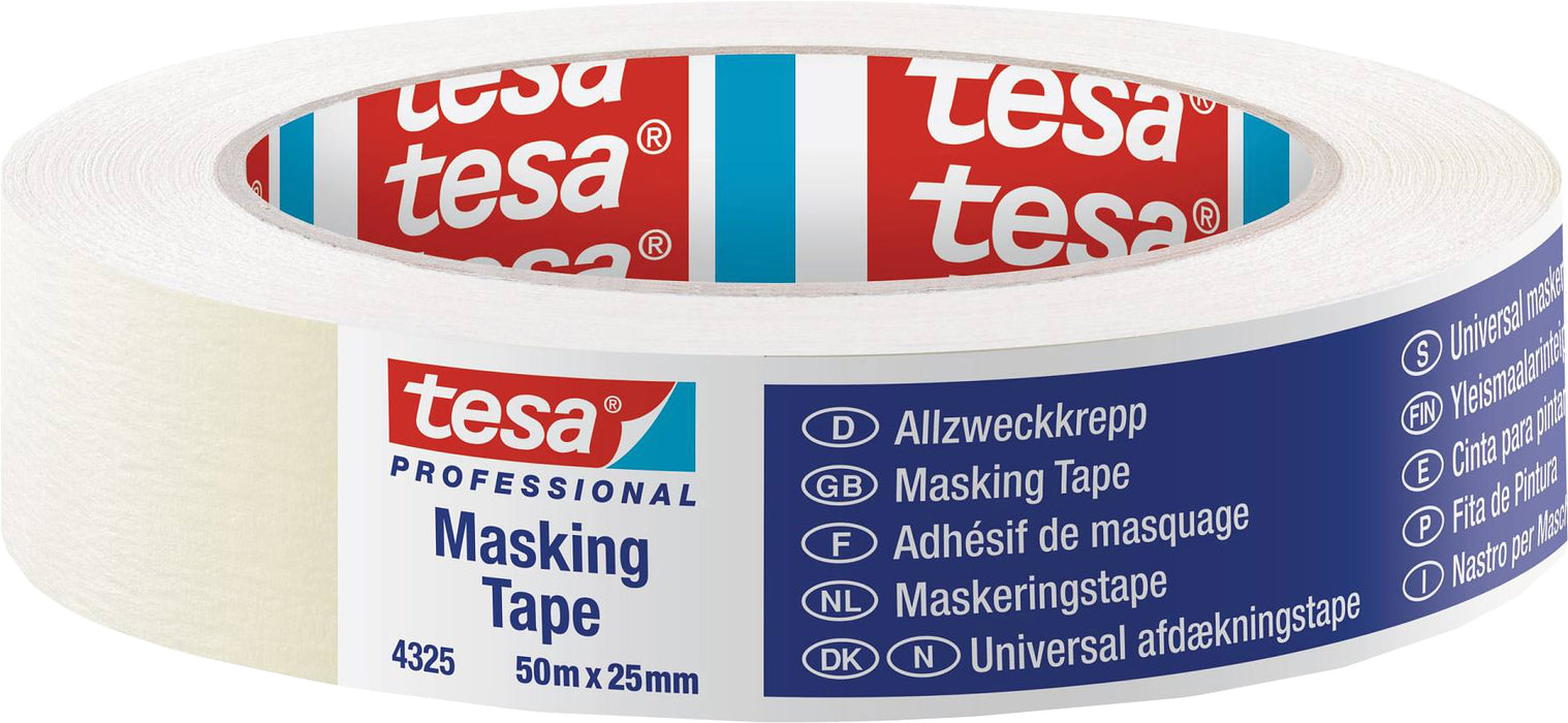 TESA 25 MM X 50 M CONSTRUCTION MASK TAPE