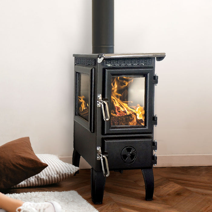 Stufa a legna in ghisa Mod.304-3d