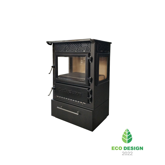 Stufa a legna in ghisa Mod.305-3d-box