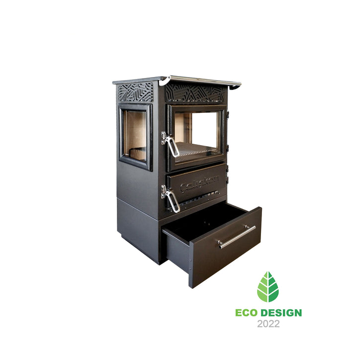 Stufa a legna in ghisa Mod.305-3d-box