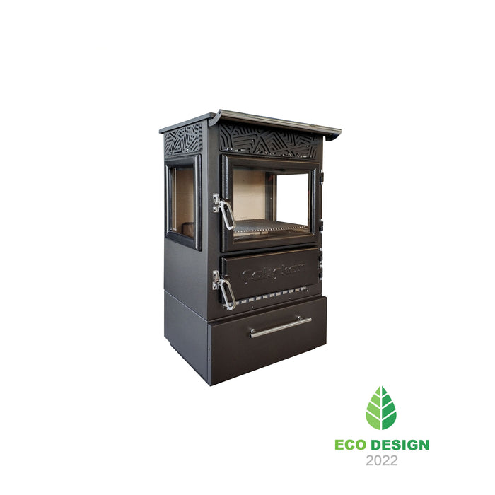 Stufa a legna in ghisa Mod.305-3d-box