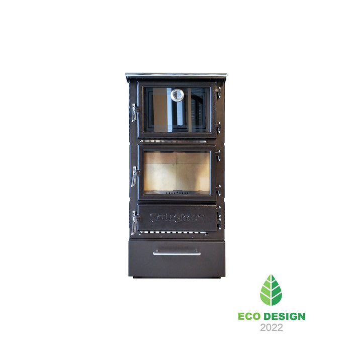 Wood stove with oven 306-3D-BOX