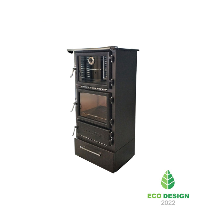 Wood stove with oven 306-BOX
