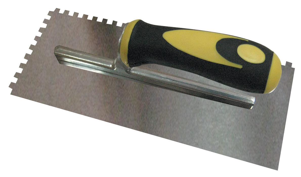Frattone acciaio dentato 6x6 dx da 120x280 mm