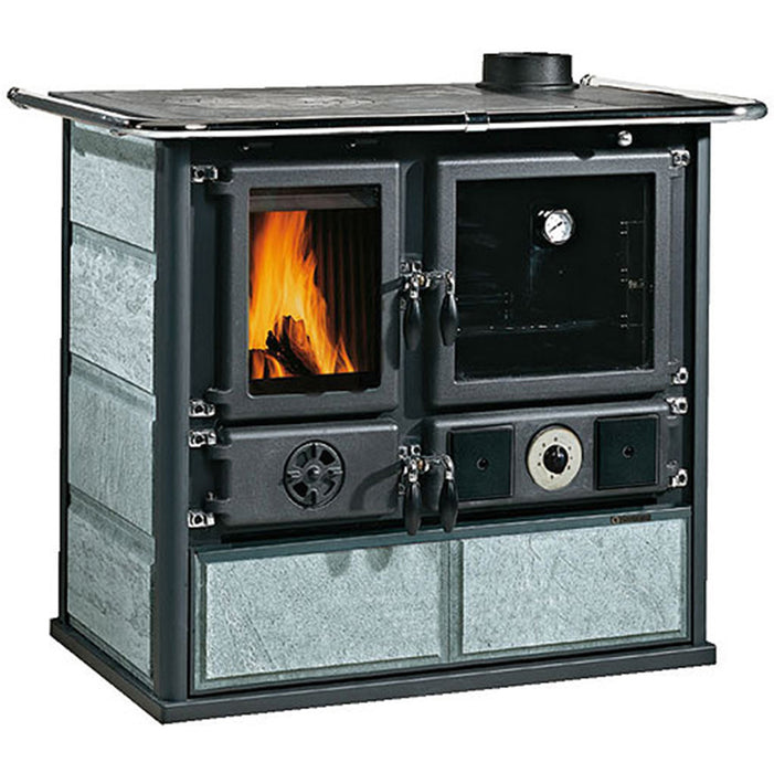 Termocucina legna 11 kw rosa dsa 4.0 pietra naturale
