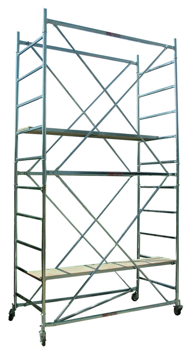 Trabattello acciaio zinc grim 76x165xh370 cm