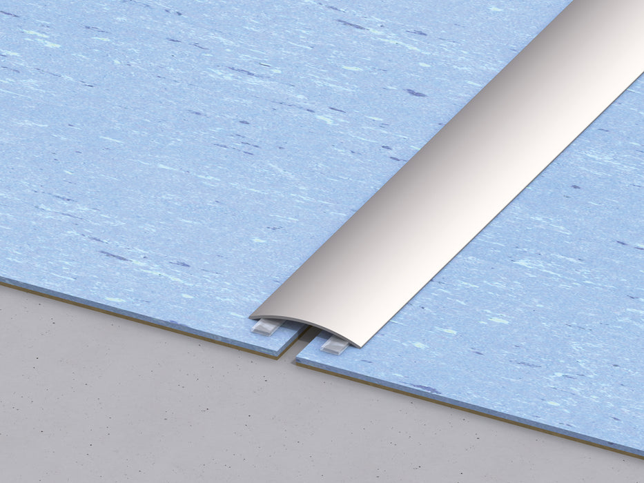 Coprisoglia alluminio argento adesivo 100 cm