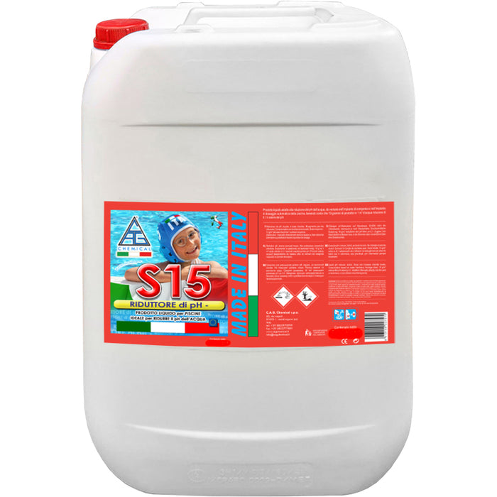 Correttore (ph-) per piscina s15     30 l