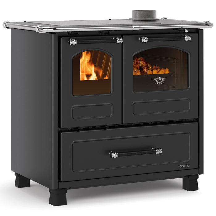 WOOD COOKER 7.5 KW FAMILY 4.5 BLACK ANTHRACITE