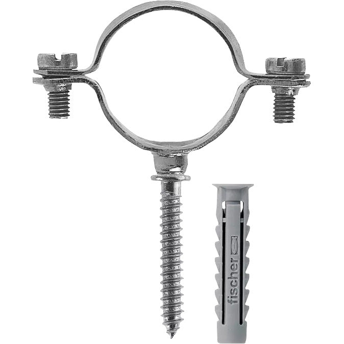 Fischer 5 collari mm.60 czv con vite + tassello