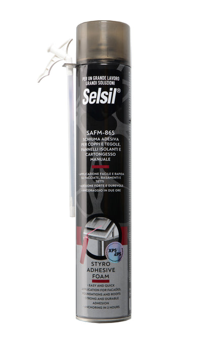 Selsil schiuma poliuret coppi e tegole man 750 ml