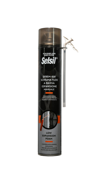 SELSIL LOW EXPANSION FOAM FOR MAN WINDOWS 750 ML
