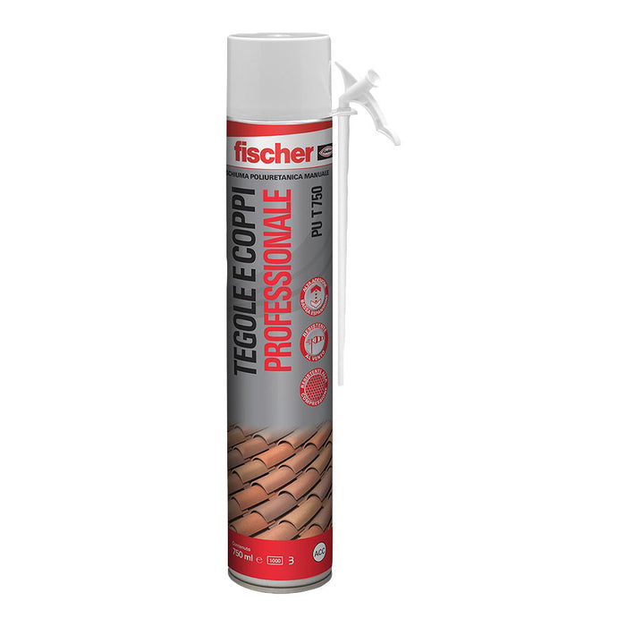 Fischer schiuma poliuretanica coppi man. 750 ml pu t