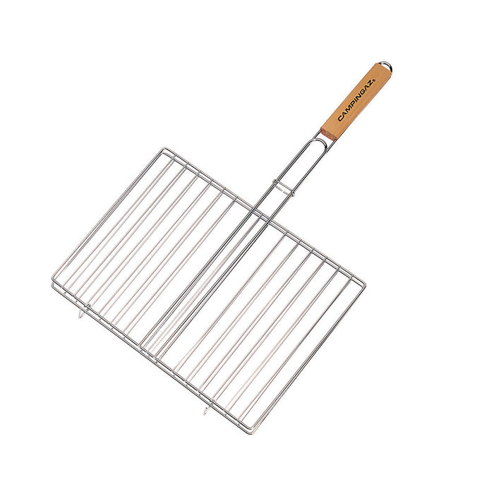 Graticola doppia s/piedi barbecue 40x29 camping