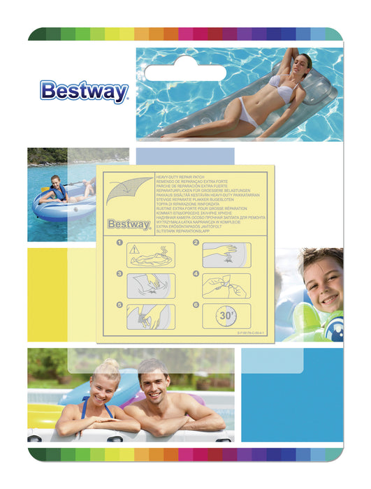 Kit 10 toppe riparazione piscina heavy-duty