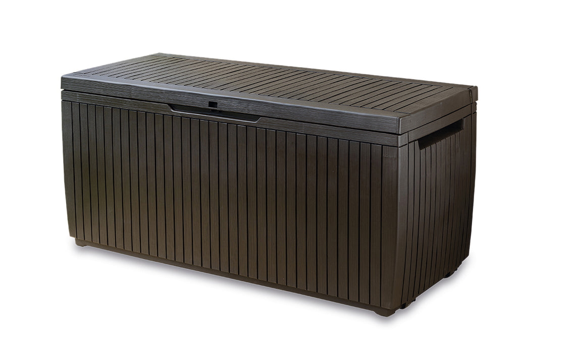 Cassapanca keter springwood eff legno 305 l brown