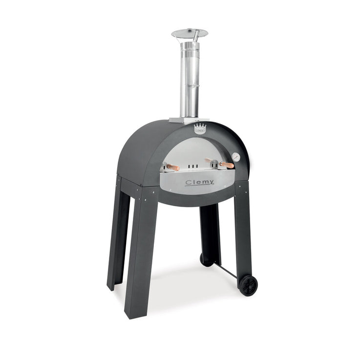 Forno a legna 70x50 cm clemy 70 antracite