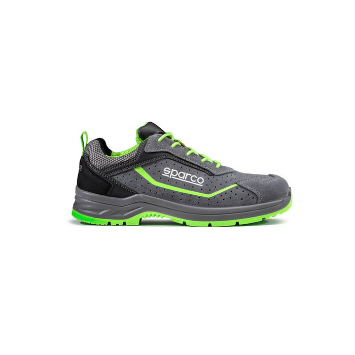 Sparco scarpe felix s1p grigio verde fluo
