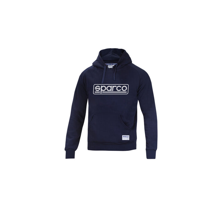 Sparco felpa hoodie frame blu marine