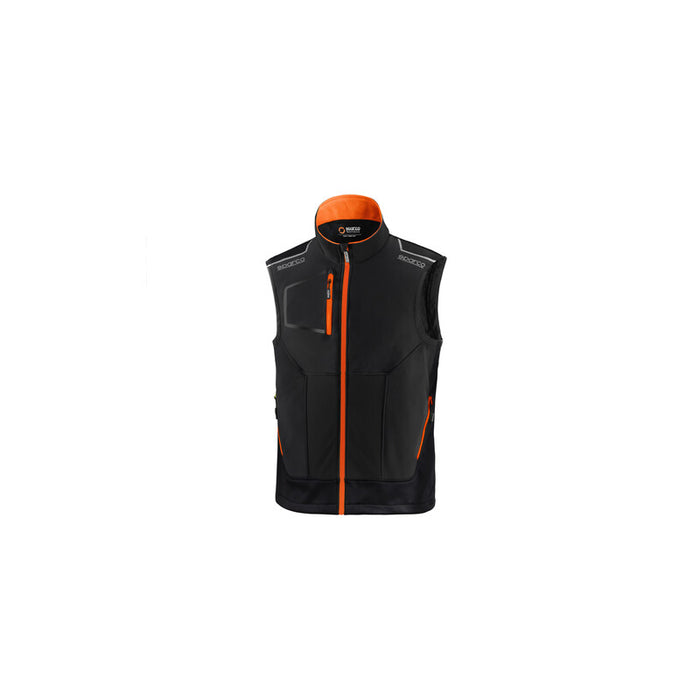 Sparco gilet illinois black orange