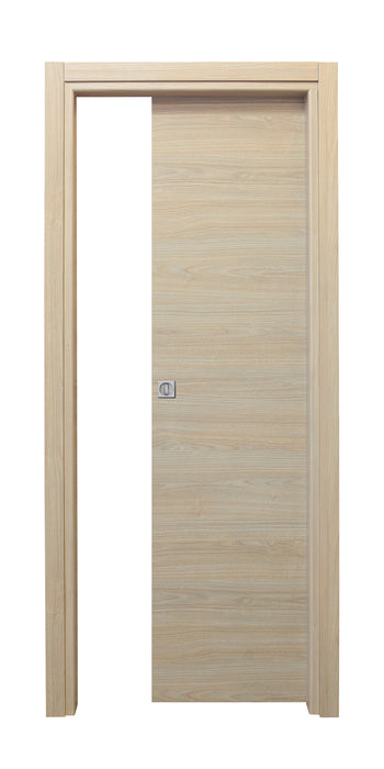Porta microtec 210x60 scorrevole rovere sbiancato