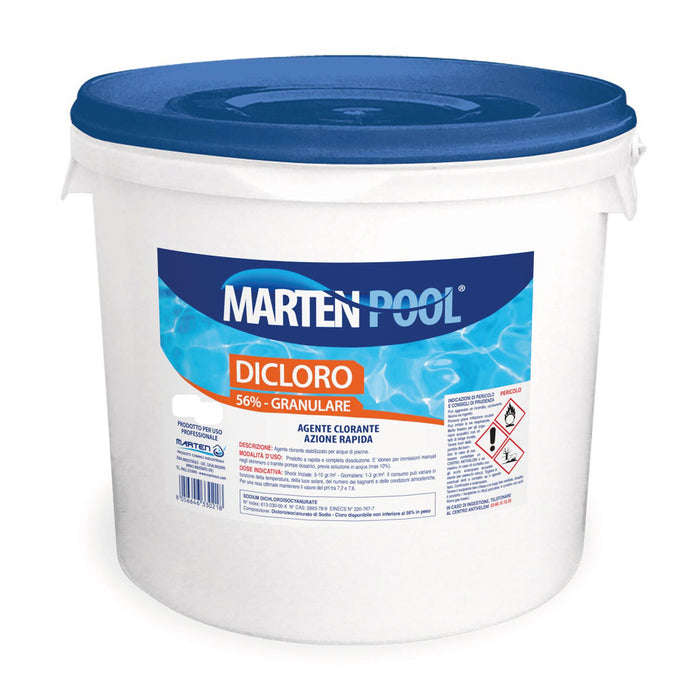 Cloro per piscine in polvere  25 kg