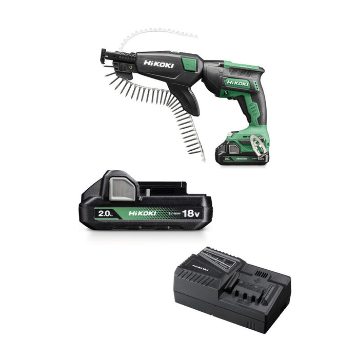 Hikoki avvitatore cartongesso w18db 18v 10nm + acc